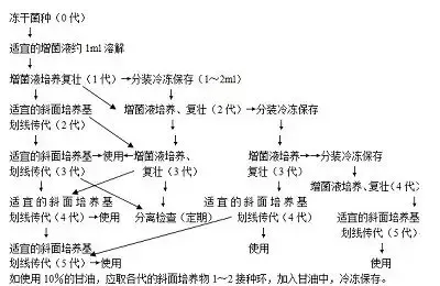 保持菌种的遗传稳定性