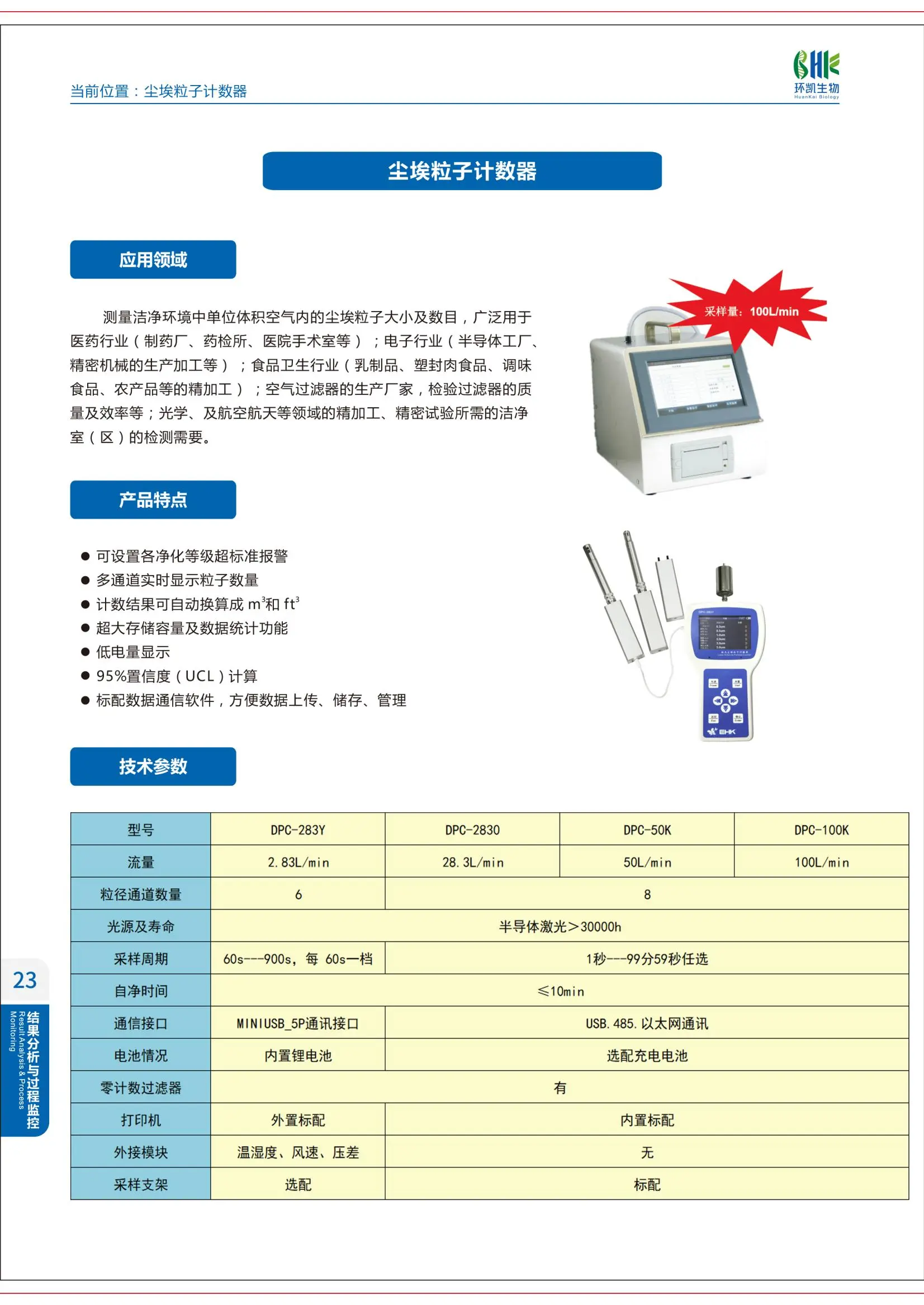 尘埃粒子计数器
