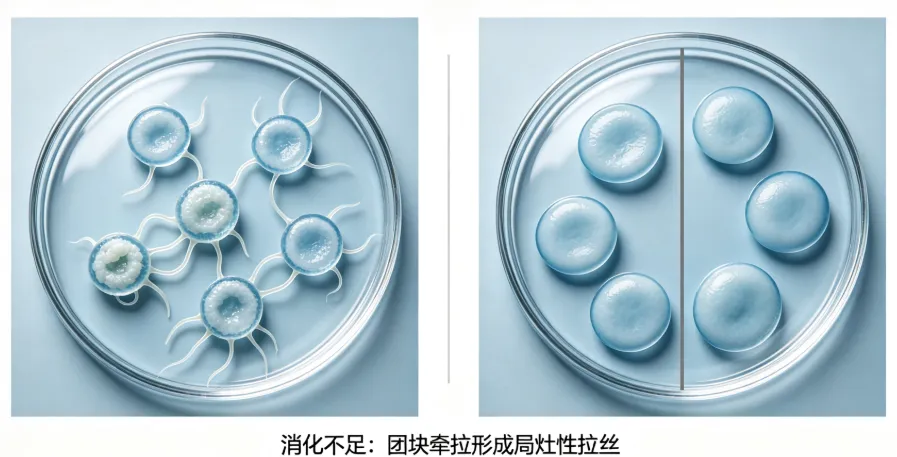 消化不足:团块牵拉形成局灶性拉丝 消化不足:团块牵拉形成局灶性拉丝